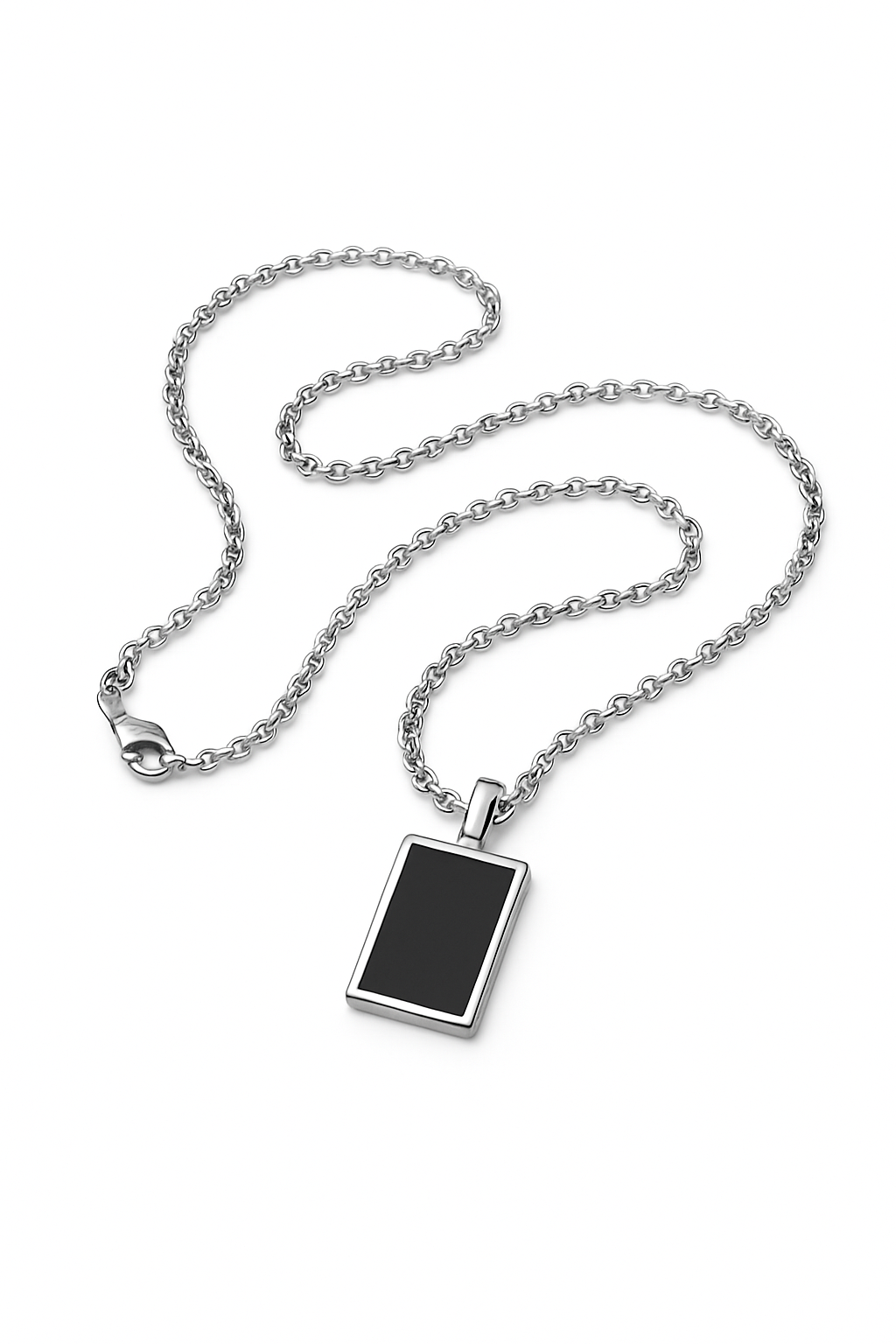 Black Diamond Locket- Pure Stainless Steel